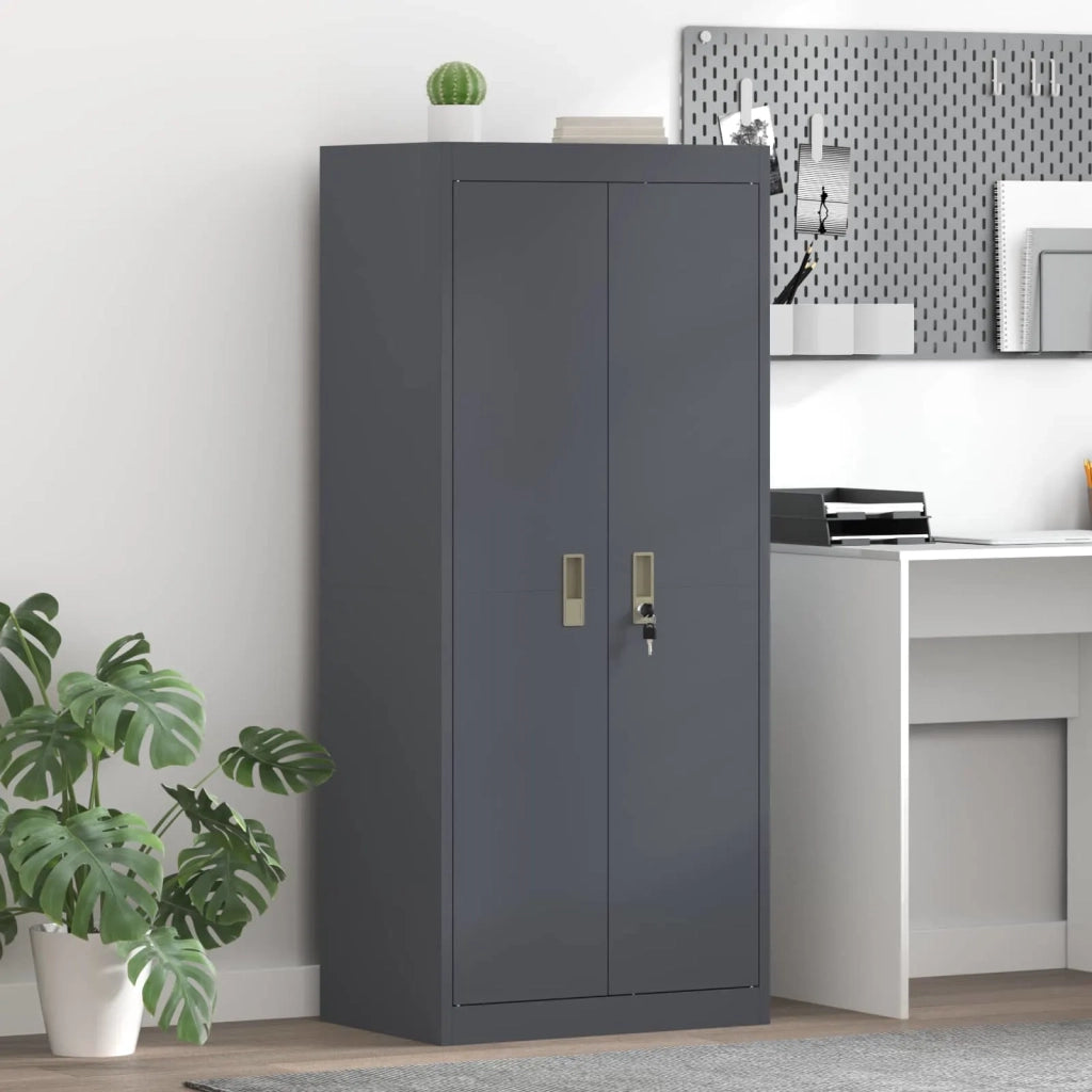 Armadio Antracite 60 x 40 x 140 cm Acciaio
