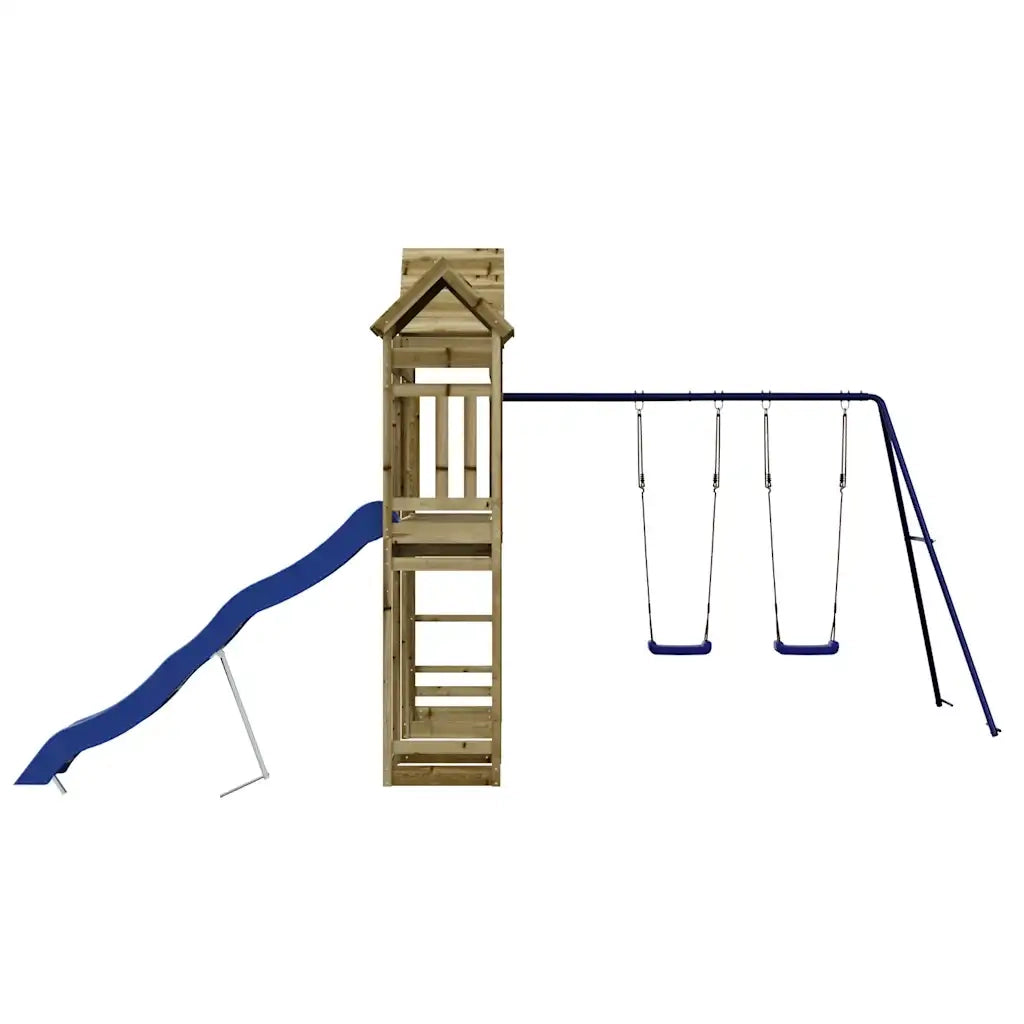 Set da Gioco da Esterno in Legno di Pino Impregnato 3156969