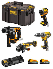 DeWALT Kit DWK404PS (DCH172 + DCF850 + DCD796 + DCG405 + 2 x 1,7 Ah + DCB132 + DS400)