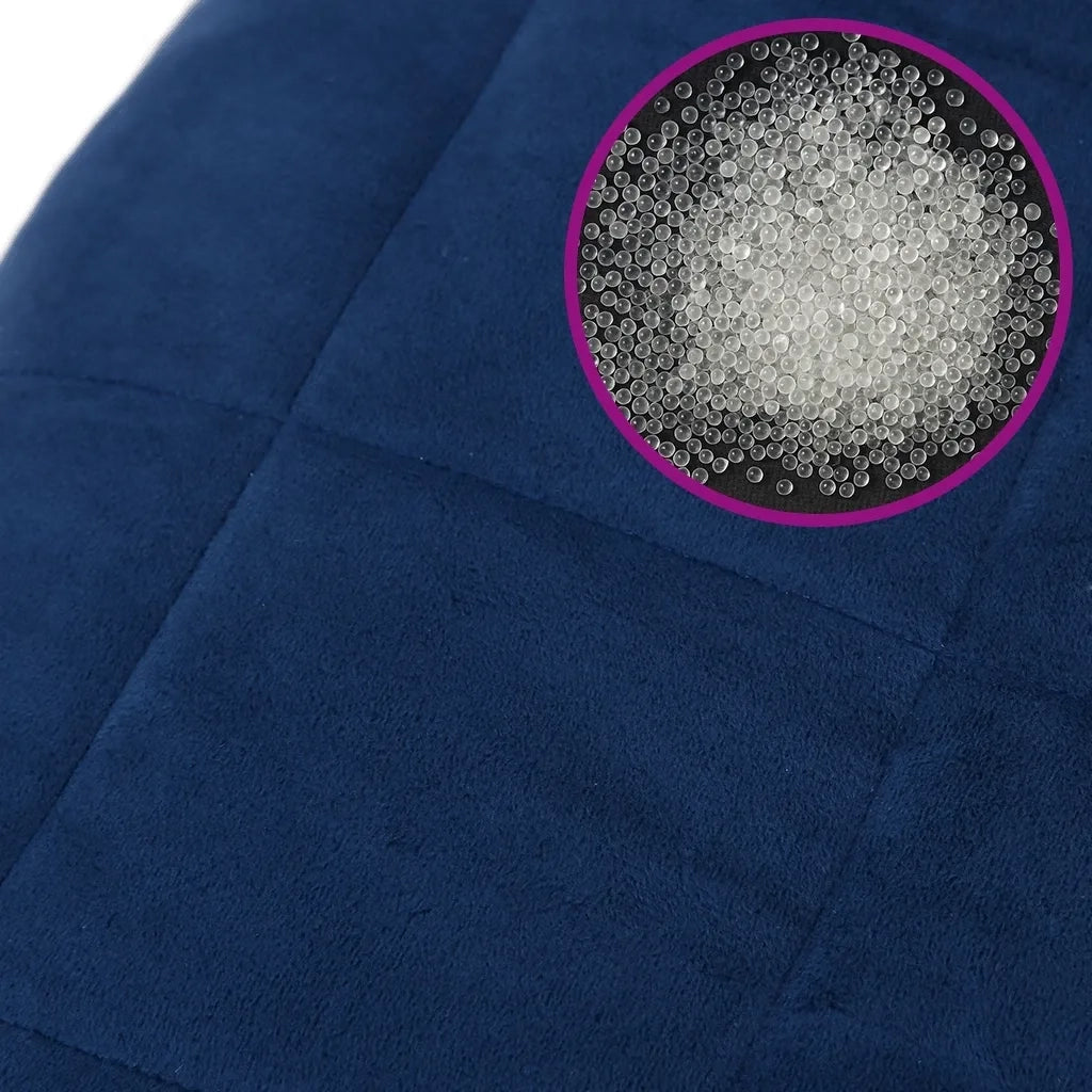 Coperta Ponderata Blu 138x200 cm 6 kg Tessuto 350790