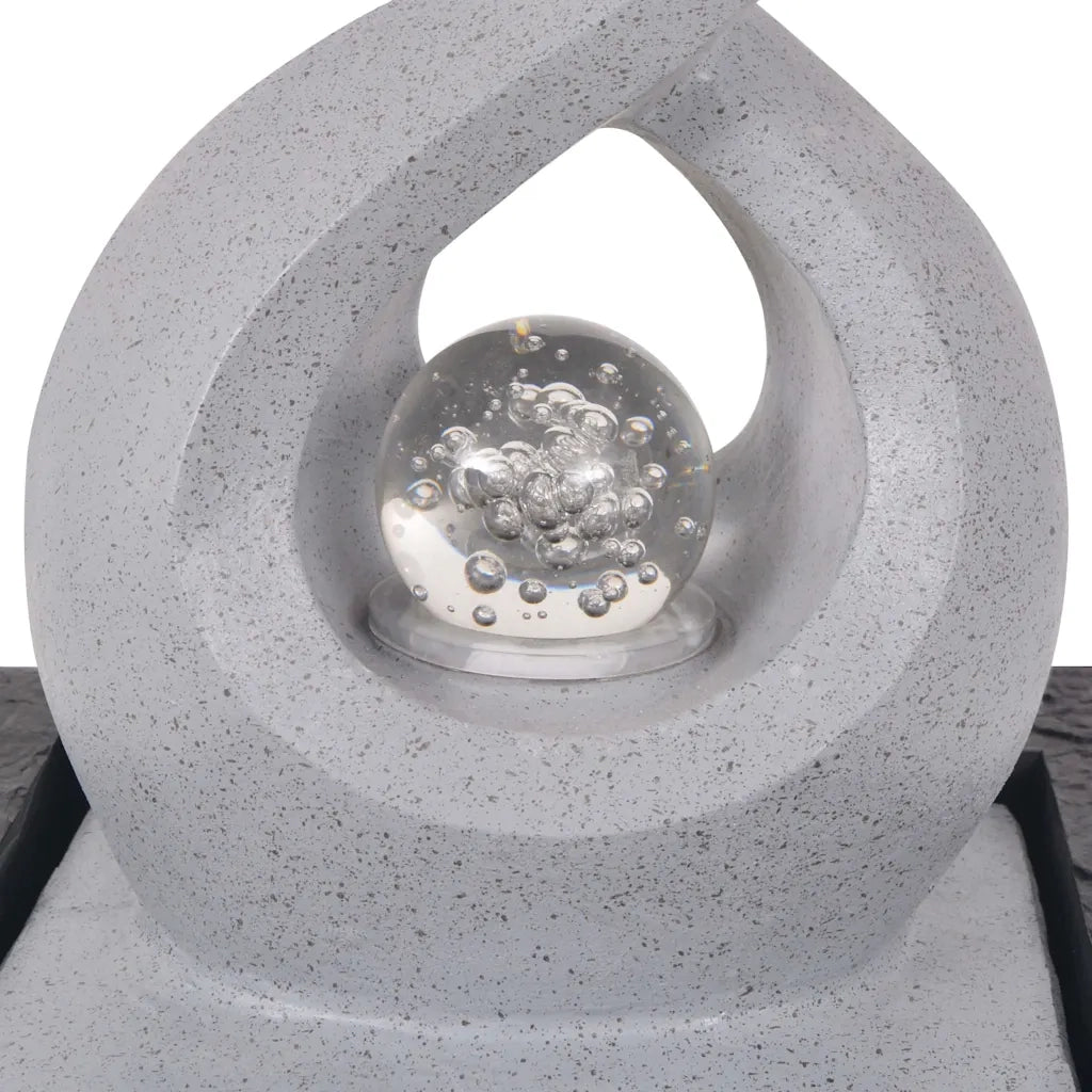 Fontana da Interni con Luce a LED in Poliresina 244288