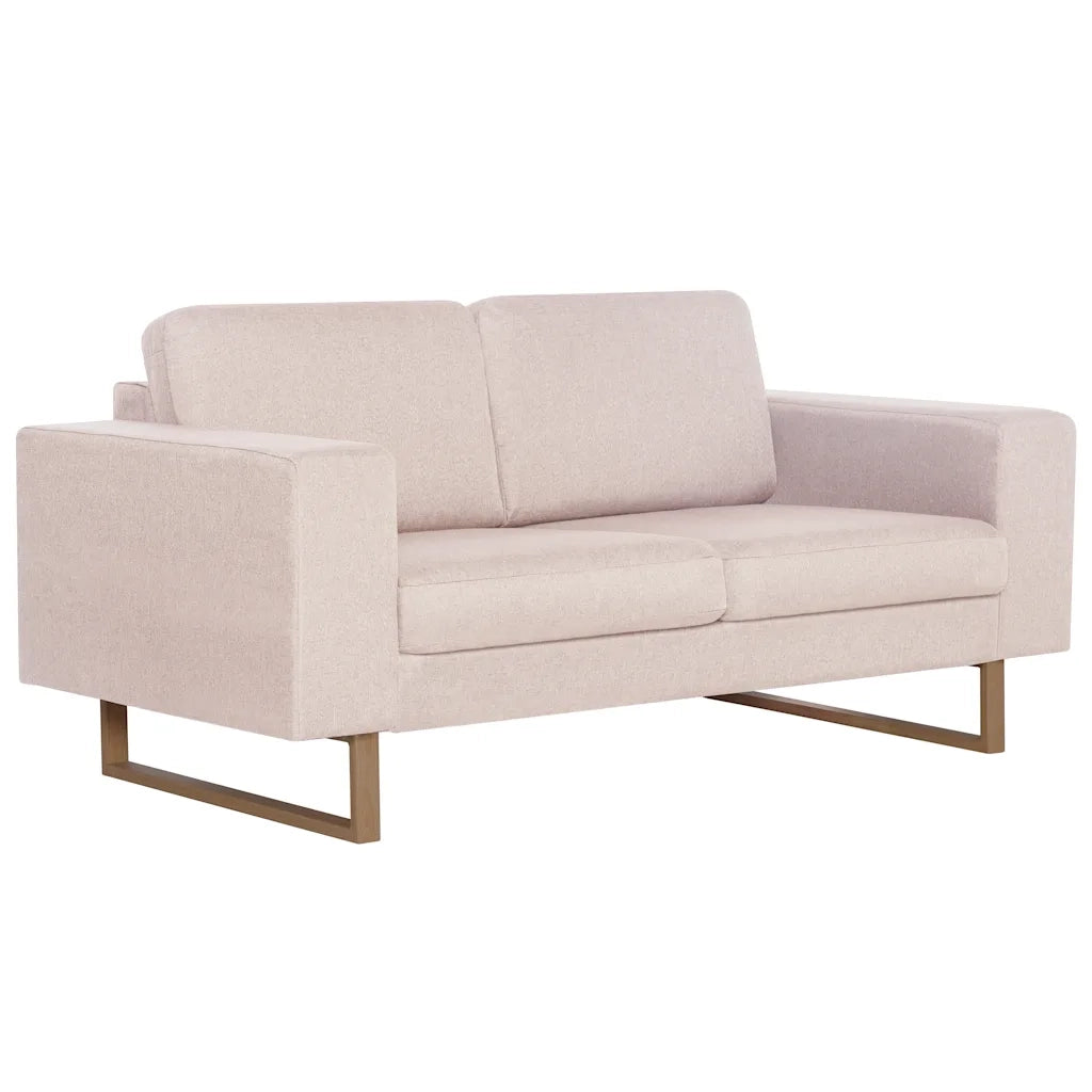Set Divani 2 pz in Tessuto Crema 276859