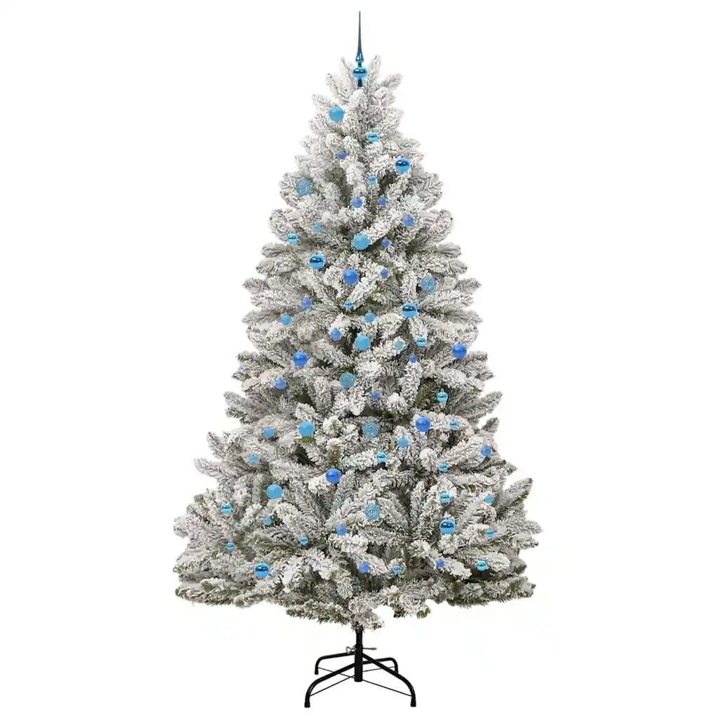 Albero di Natale artificiale con 300 LED Verde e Bianco 240 cm