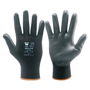 12coppie guanti 'eco-lite' tg. 8 nero cod:ferx.111006nlm