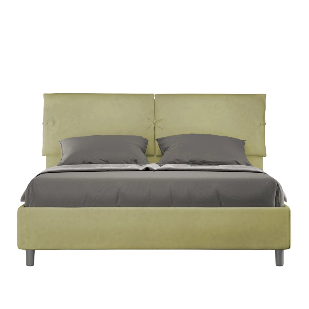 Letto Matrimoniale 160x210 cm con Rete Sleeper Tè verde