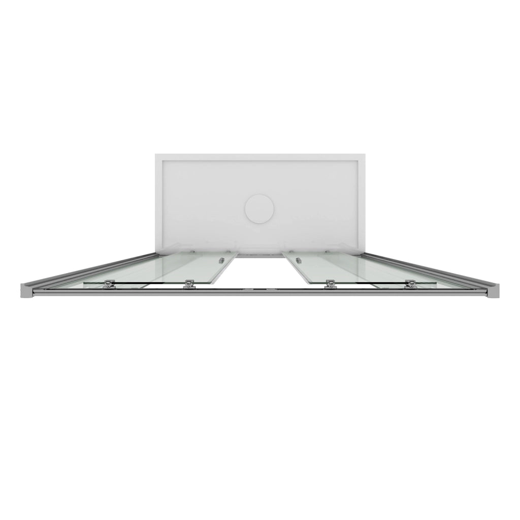Porta Doccia 130CM H185 trasparente  mod. Replay 2 Ante