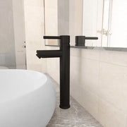 Rubinetto Miscelatore da Bagno Nero 12x30 cm 149088