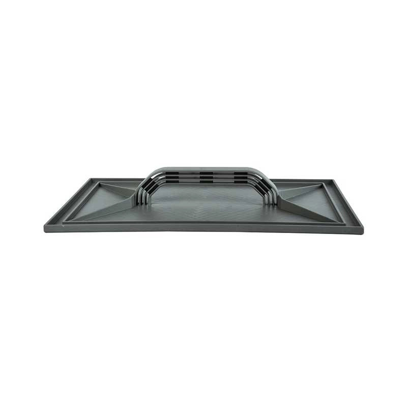 Frattone in plastica rinforzata nero : Dimensione - 15X45