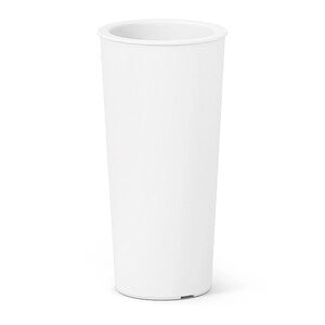 CACHEPOT SATURNO 85CM  BIANCO