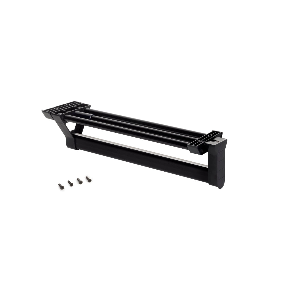 Appendiabiti Estraibile 35 cm in Alluminio e Plastica Emuca Nero