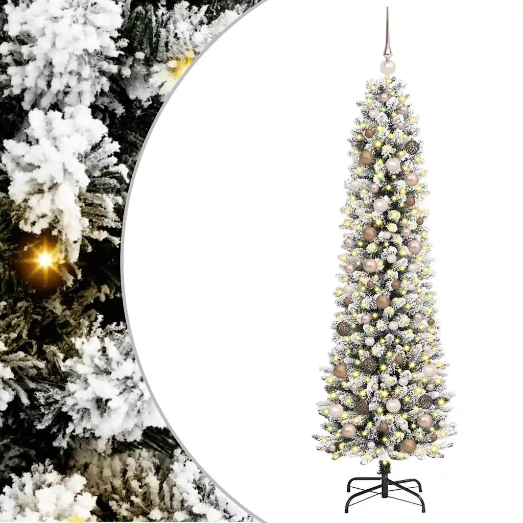 Albero di Natale artificiale Bianco 210 cm 3396115