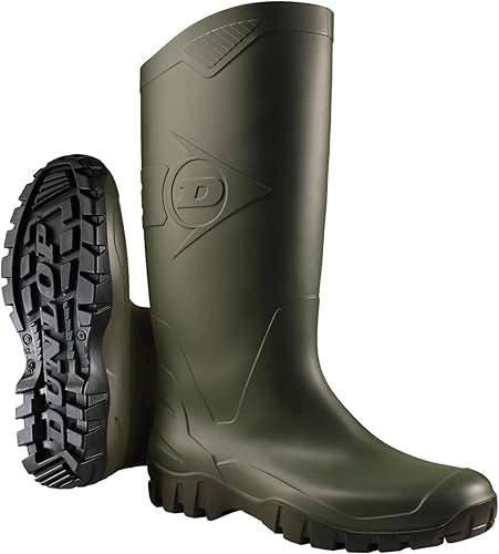STIVALE PVC GINOCCHIO DANE DUNLOP - VERDE 45- 1 paia