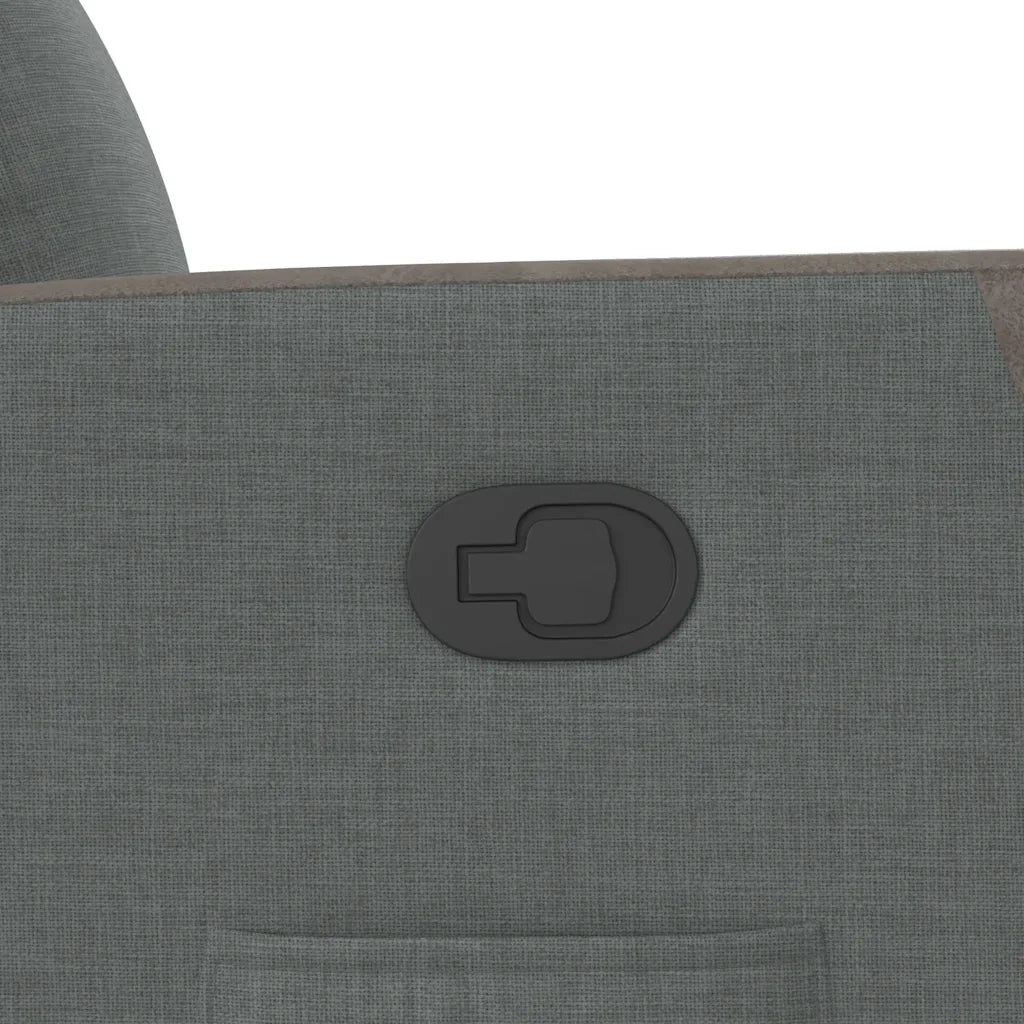 Poltrona Reclinabile in Tessuto Grigio Scuro 4104840