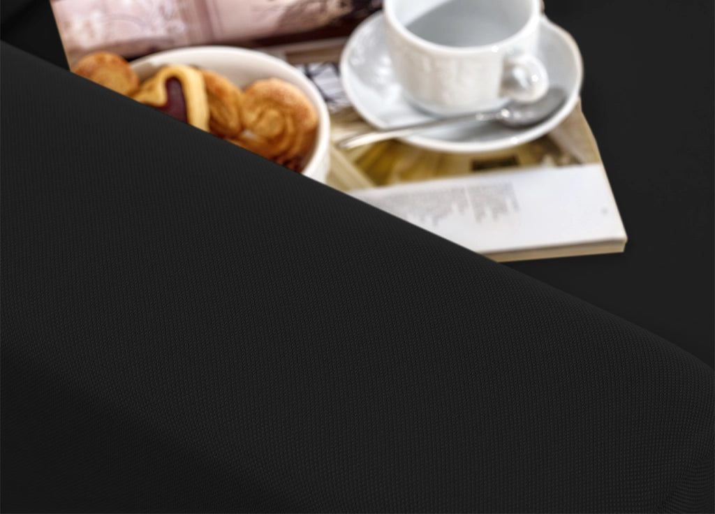 Copridivano E Copri Poltrona Antimacchia Sofà Elasticizzato Modello Magico - Poltrona - Nero