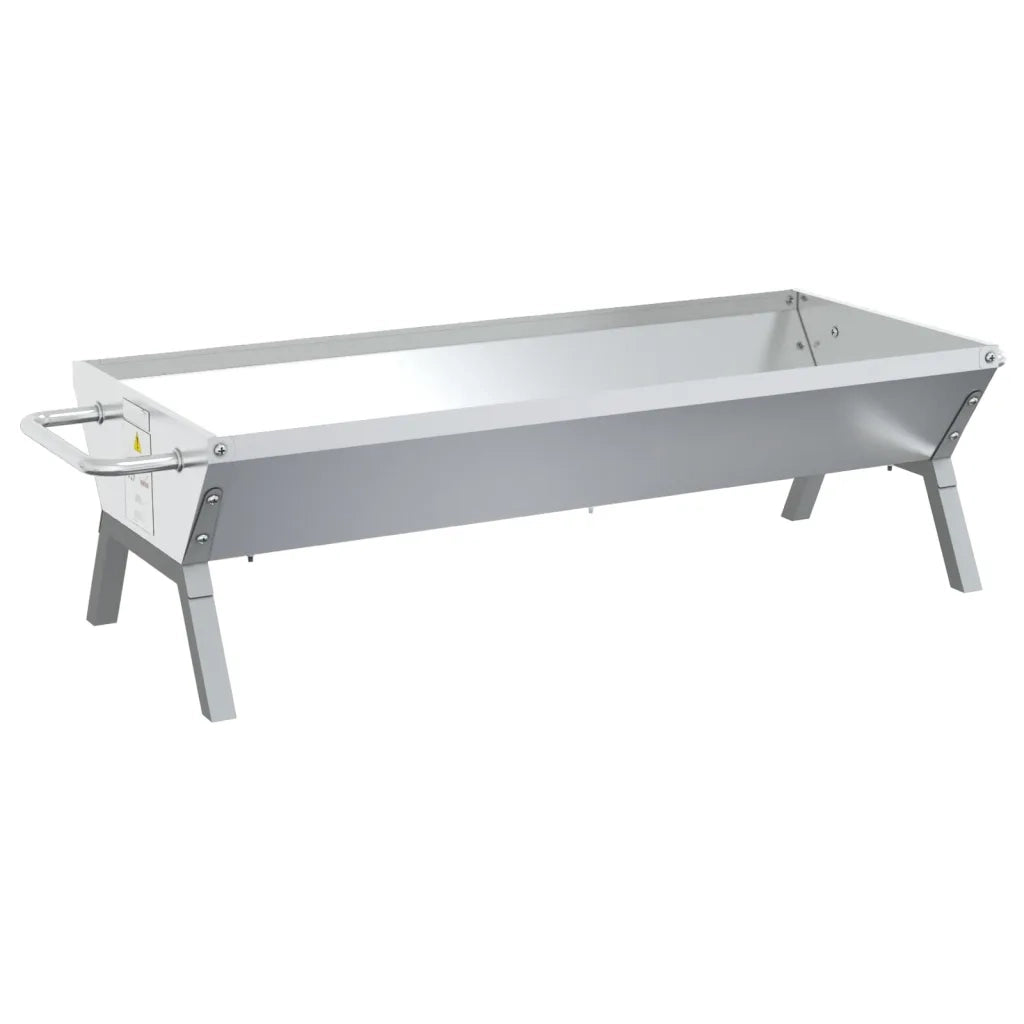 Set Griglia e Vassoio Barbecue Automatico in Acciaio Inox