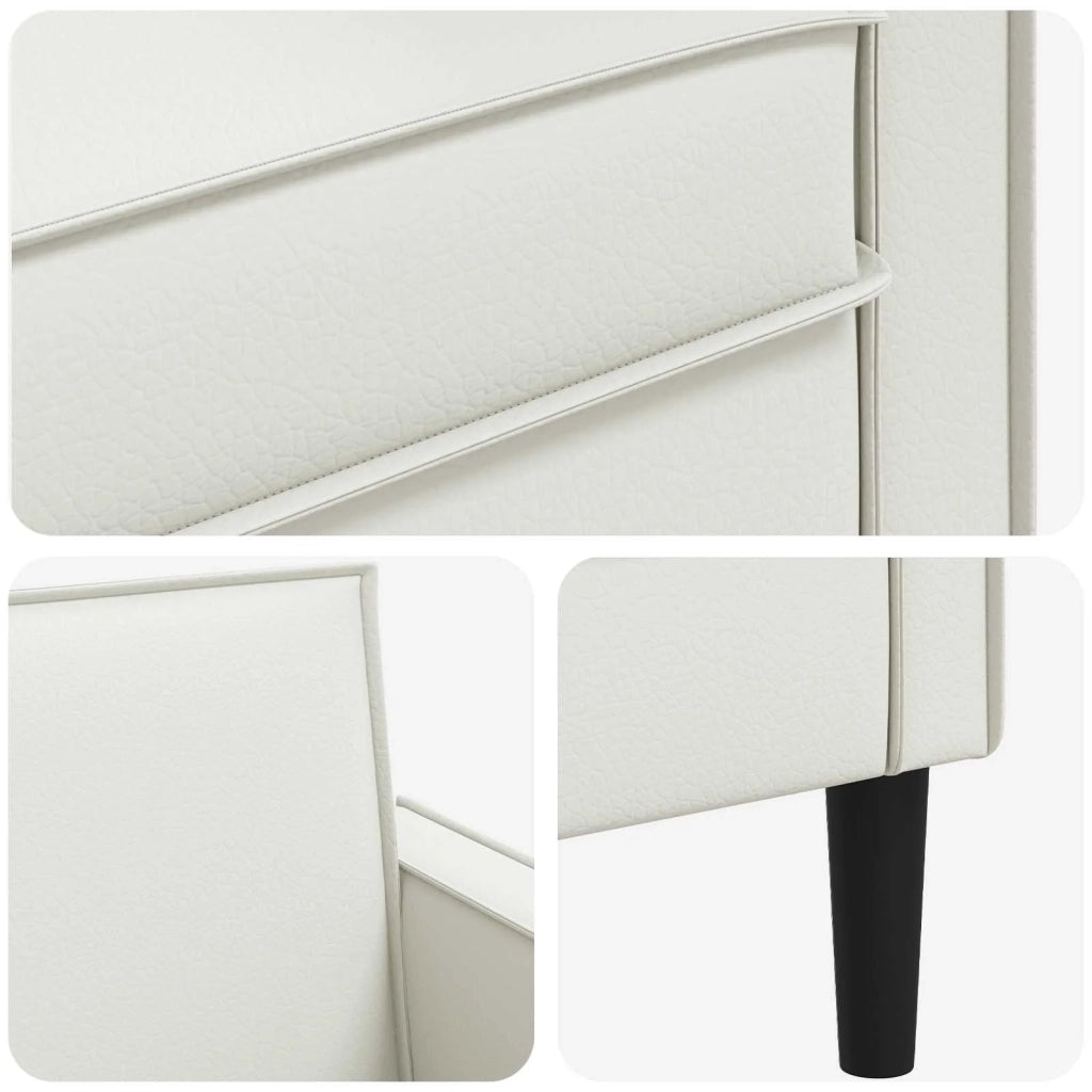 Poltrona XL Bianco Similpelle 42043525