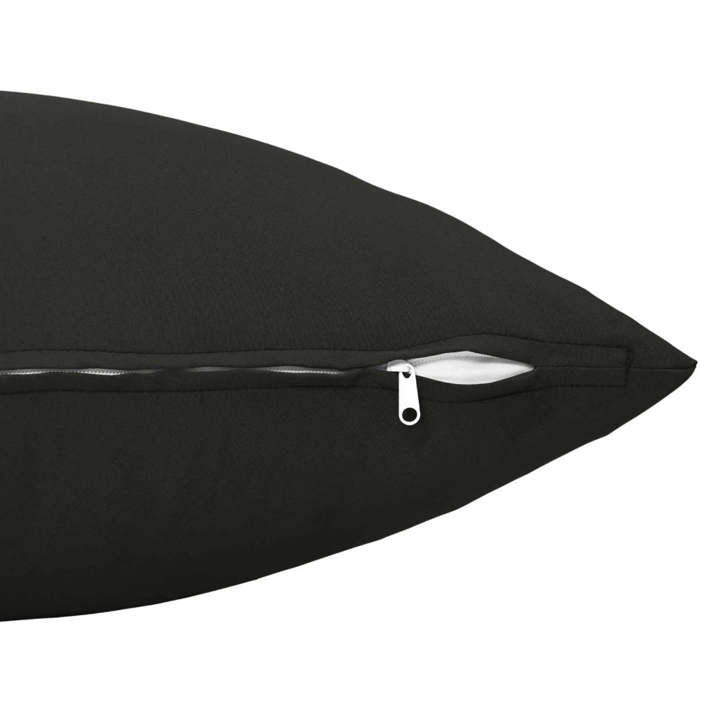 Federa 6 pcs HEERLEN Nero 35 x 35 cm Poliestere 908150