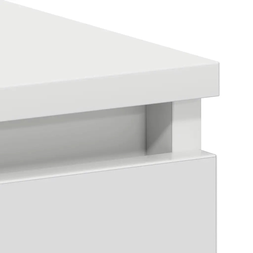 Scrivania Bianca 90x45x76 cm in Legno Multistrato 801373