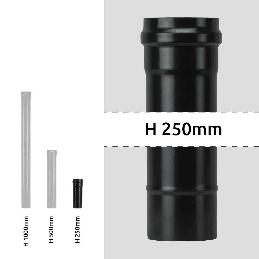 TUBO PER STUFE A PELLET 'LIGHT' Ø 80x250 mm - SAVE
