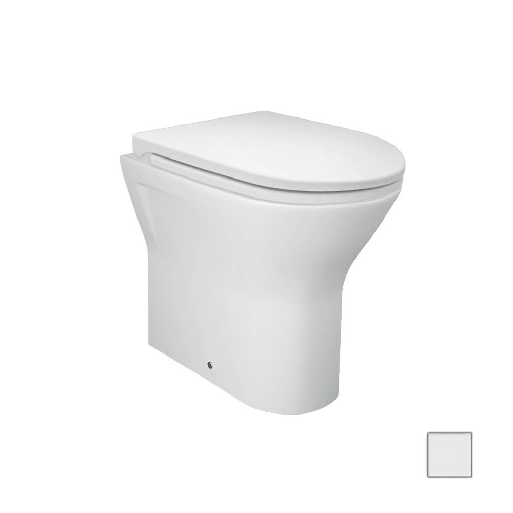 Vaso filo muro feeling rimless bianco opaco