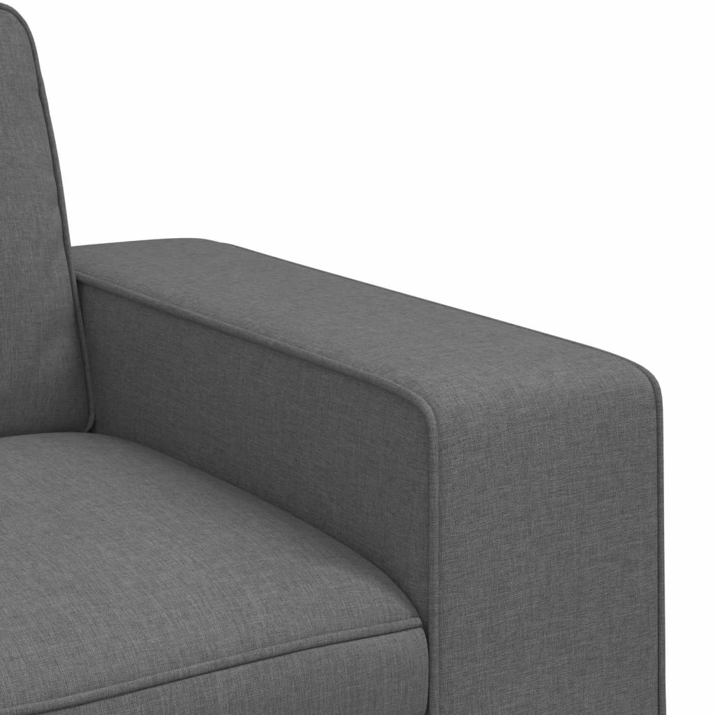 Set di divani 2 pcs Grigio scuro 222 x 80 x 82 cm Tessuto 3407589