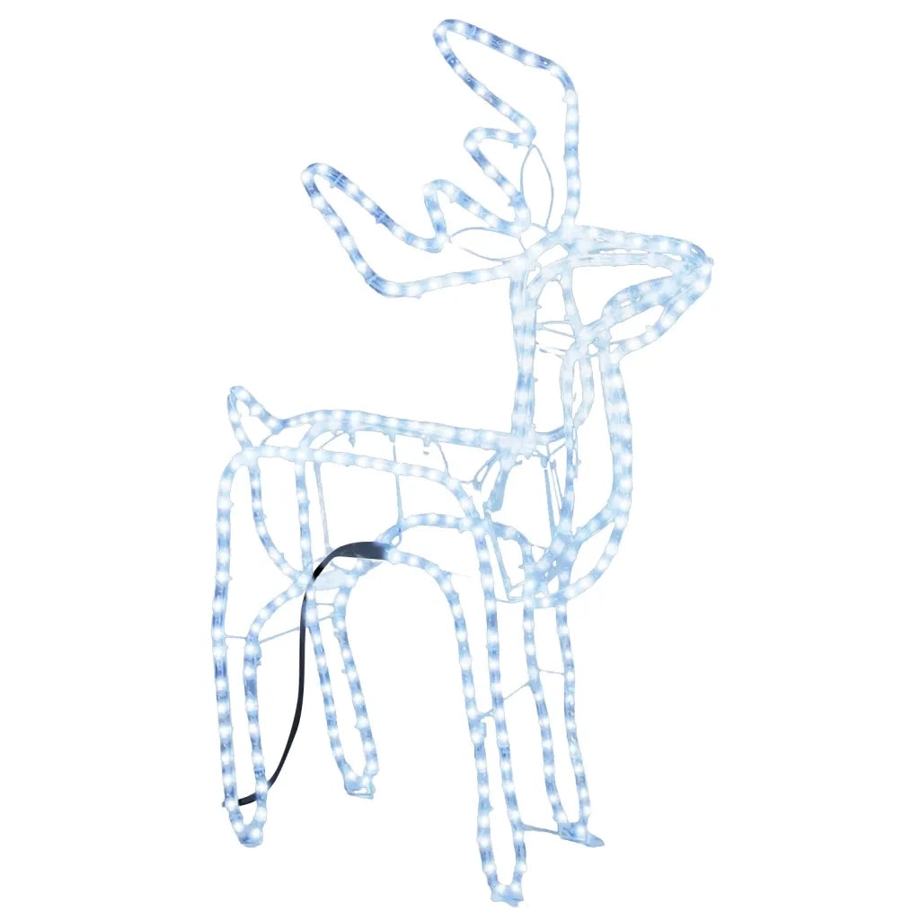 Figure Natalizie Renne Bianco Freddo 76x42x87 cm 343302