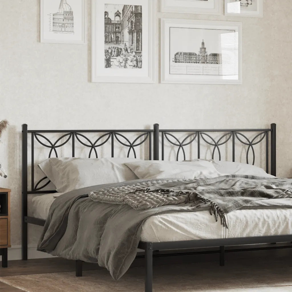 Testiera di Ricambio in Metallo Nero 193 cm 376165
