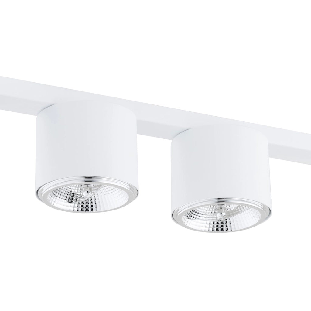 Plafoniera barra bianca 90 cm 4 spot ES111 Emibig