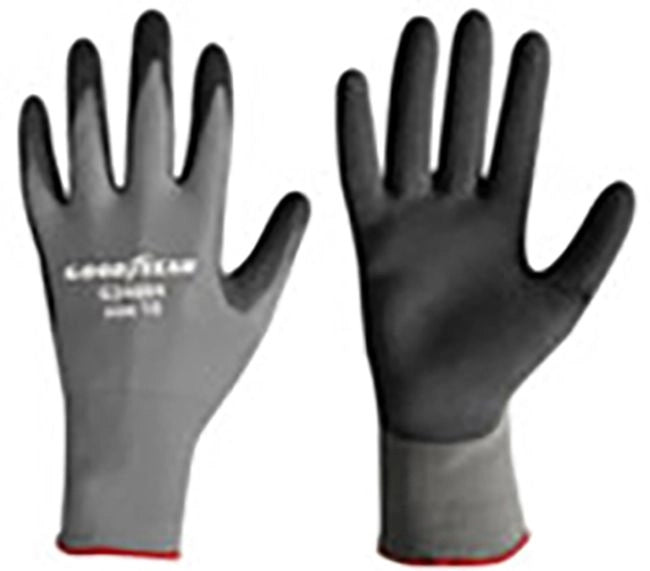 Goodyear Guanti in nylon e schiuma di lattice taglia 10 colore nero/grigio, guanti da lavoro