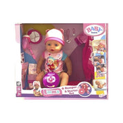 Bambola mga 840504 baby born emma magic eyes con tutina e accessori