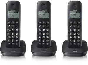 Brondi gala trio telefono dect nero identificatore di chiamata - BROGALATRIOBK