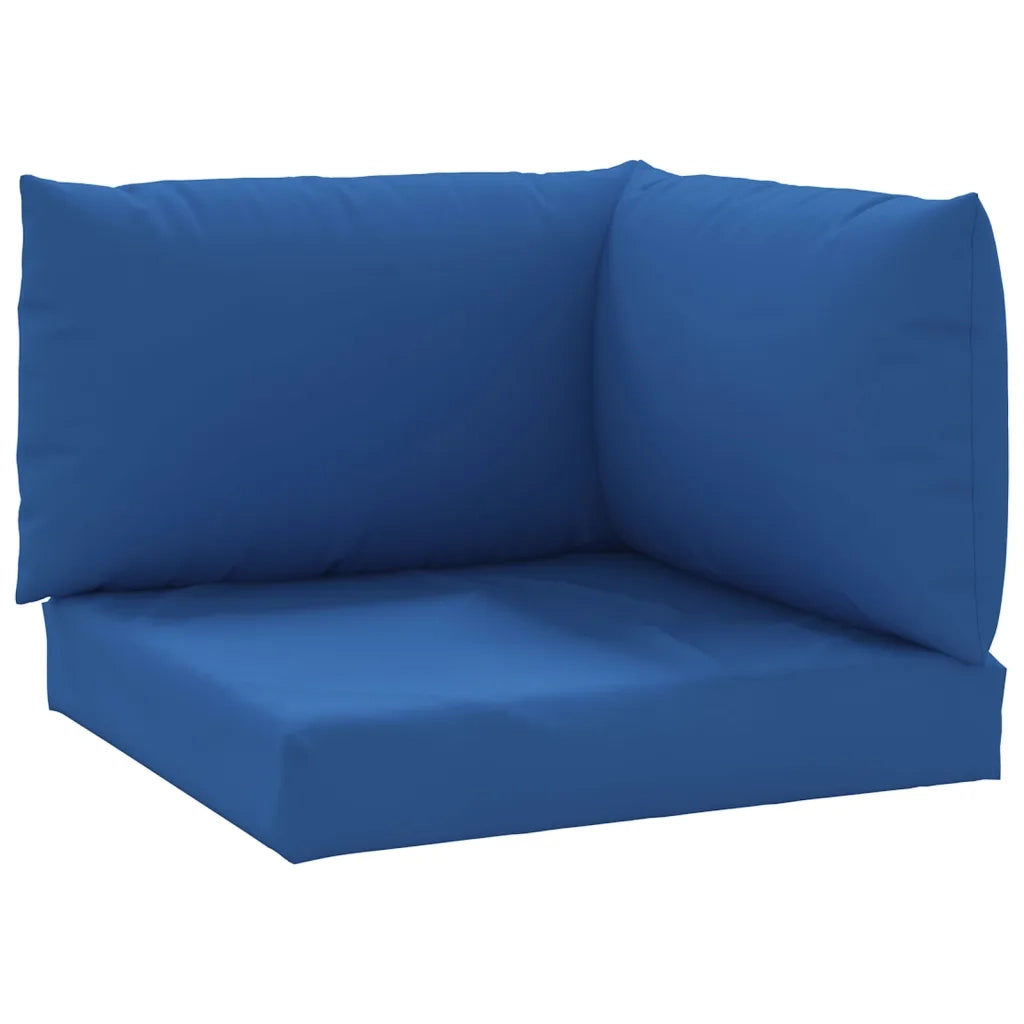 Cuscini per Pallet 3 pz Blu in Tessuto Oxford 315074