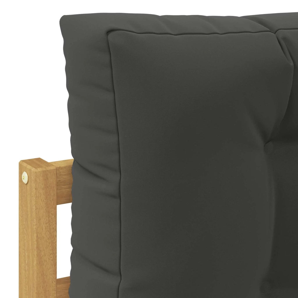 Set di divani da esterno 7 pz Bianco e Antracite Poliestere 3390652
