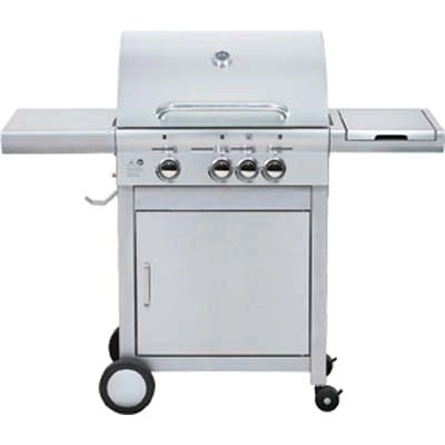 BARBECUE GAS POLKA 3+1 DOMUS  FUOCHI 3+1 CM 134X54 H.CM 115