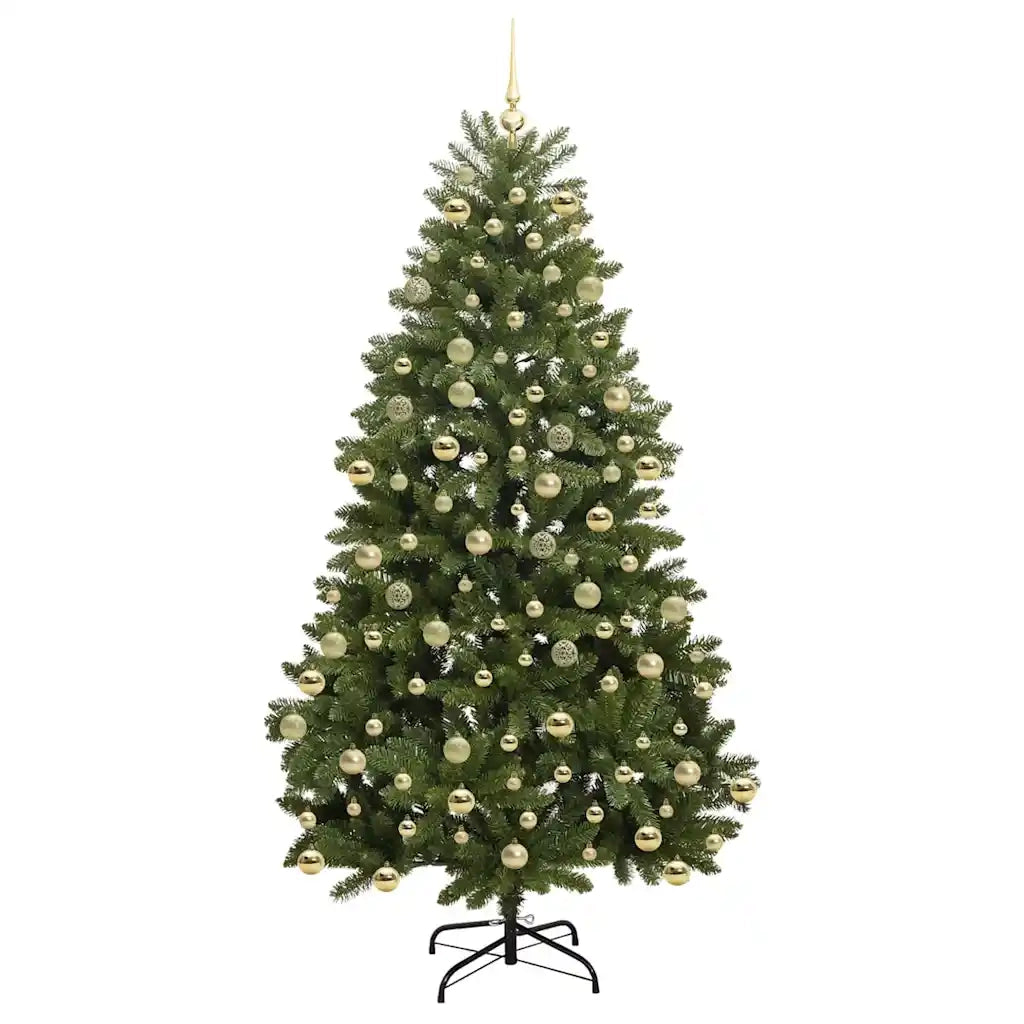 Albero di Natale artificiale Verde 210 cm PVC e Metallo