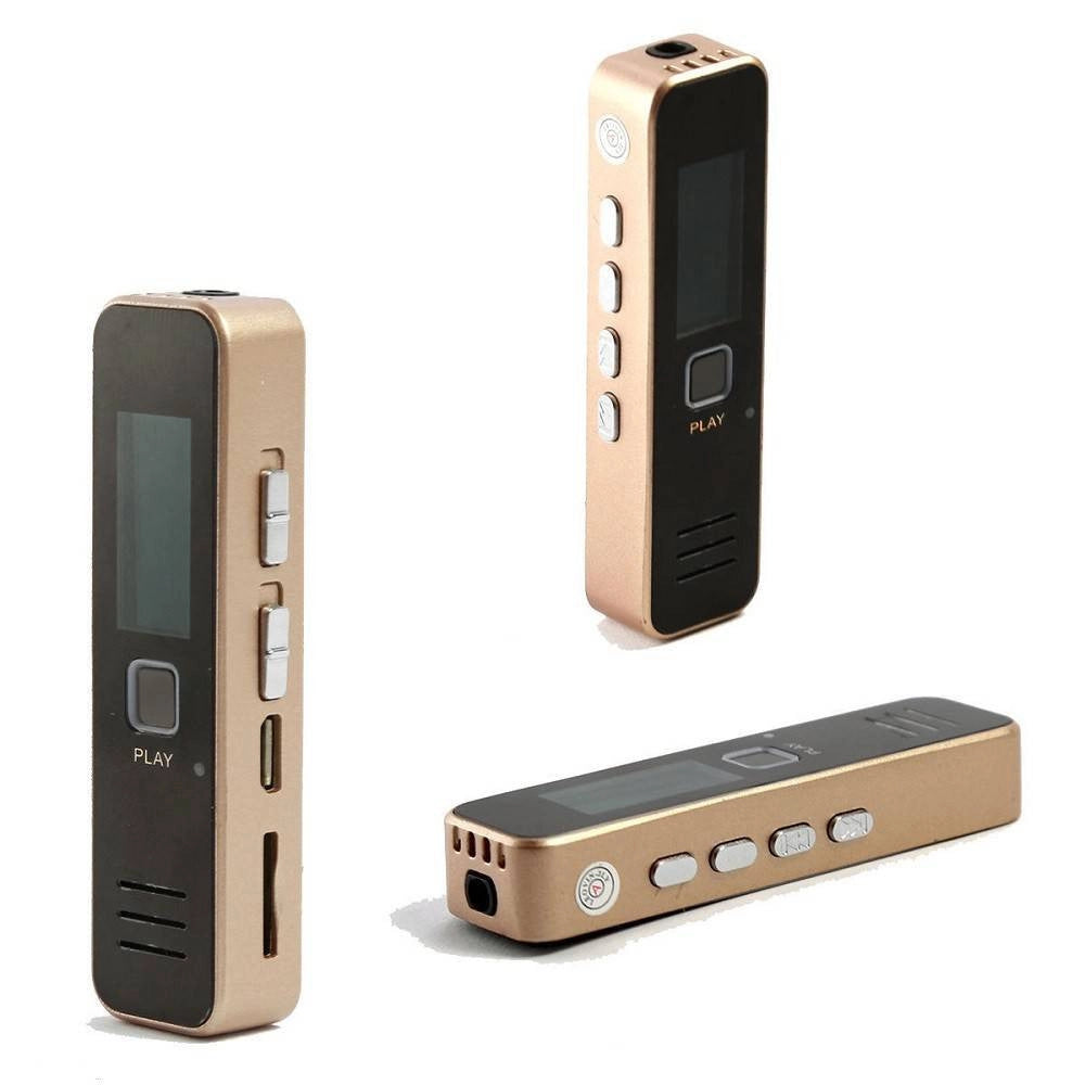 Trade Shop - Mini Registratore Vocale Usb Digitale 16gb Lettore Mp3 Usb Voice Recorder 007 -