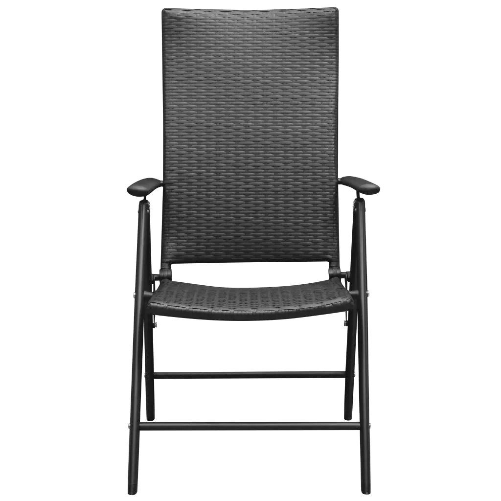 Set da Pranzo da Giardino 5 pz Nero e Marrone 3060054