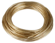 CAVETTO STENDIBIANCHERIA OTTONE PLASTIFICATO  Ø mm. 7 - mt. 100