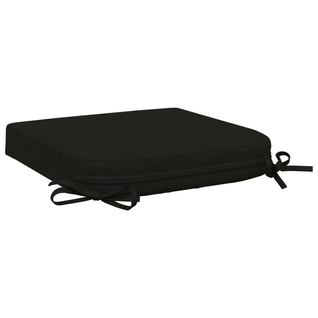 Cuscini per sedile a 4 pezzi SOEST 4 pz 100% Poliestere Nero 945180