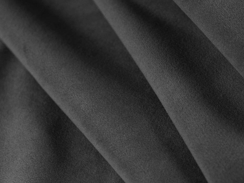 Cosmopolitan Design - Divano angolare destro "Tulum" 4 posti in velluto grigio 