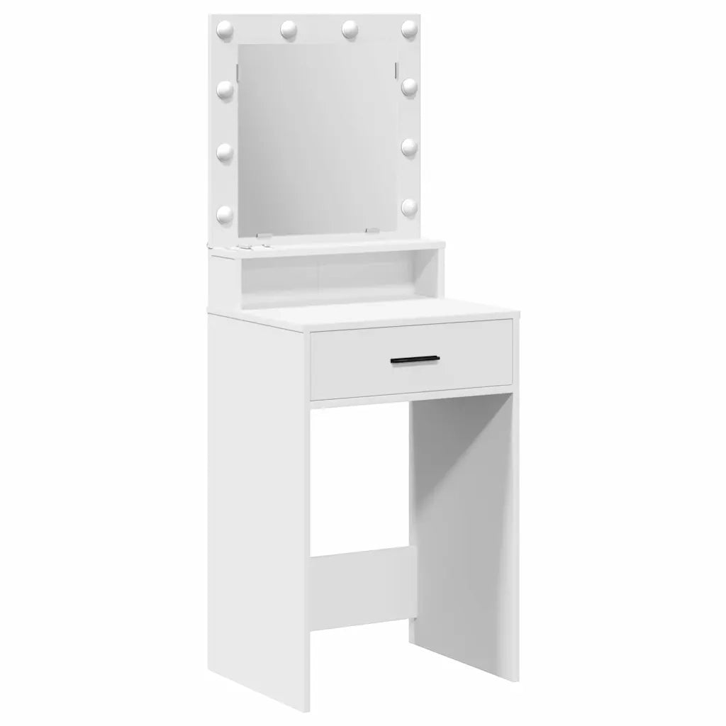 Tavolo da Trucco Bianco 50 x 41 x 135 cm Legno ingegnerizzato 865091