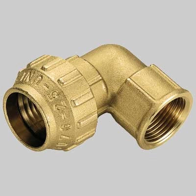 RACCORDO A GOMITO FEMMINA COBRA RING  63 x 2     TIEMME