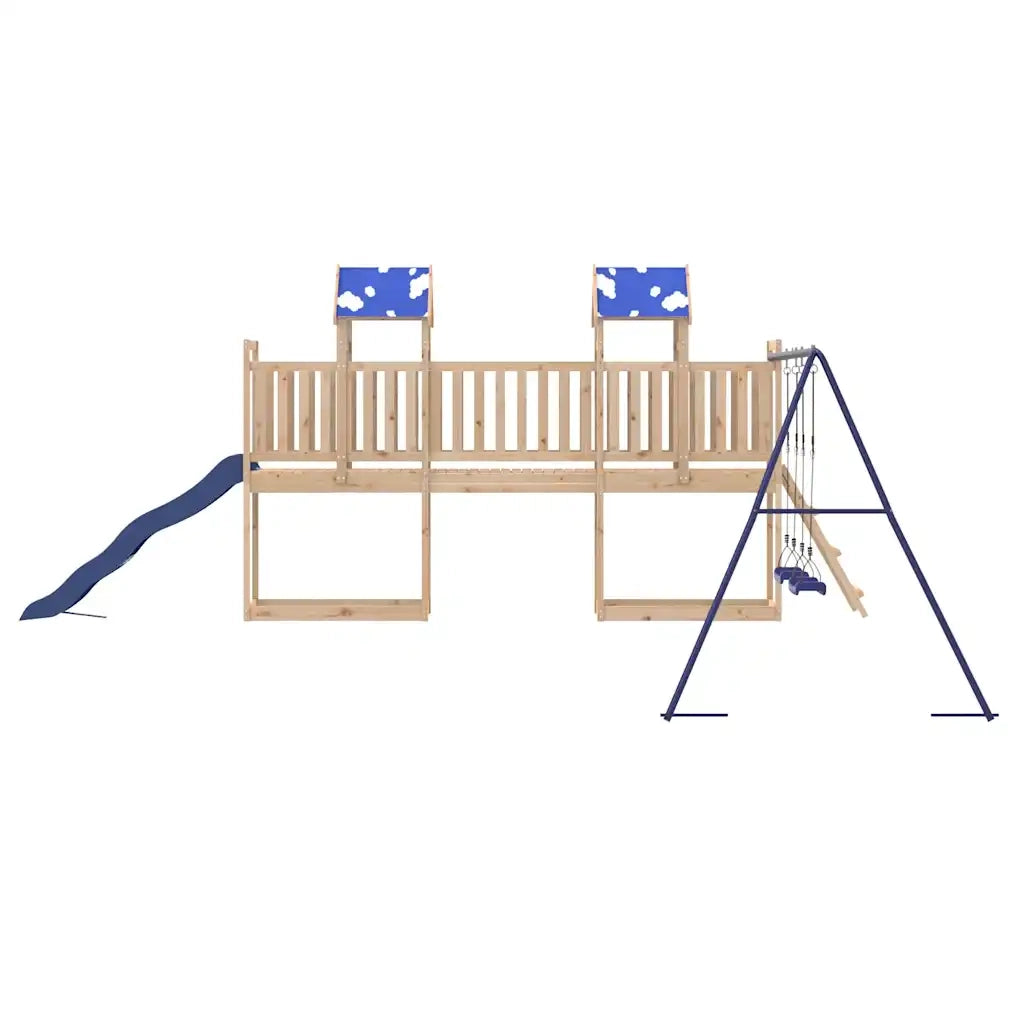 Set da Gioco da Esterno in Legno Massello di Pino 3279082