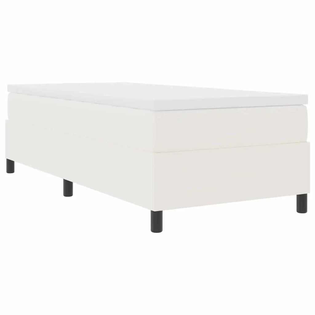 Struttura letto piattaforma Crema 90 x 190 cm Tessuto in Cords 3337384