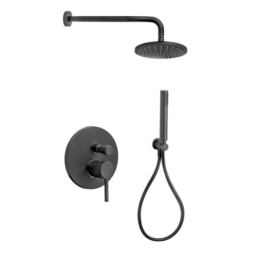 KIT DOCCIA CAROLA NERO OPACO- Nero Opaco- DH- pezzi 1