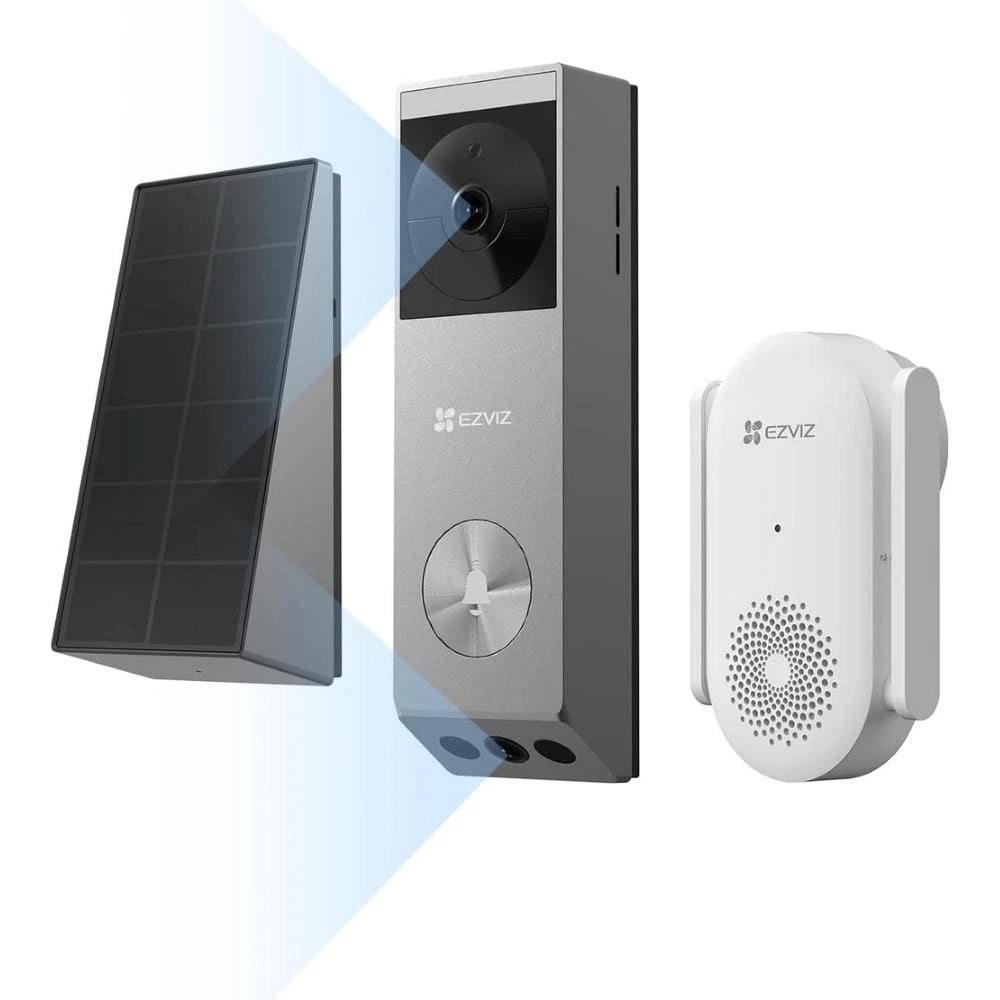 EZVIZ - EP3x Pro Kit - videocitofono a batteria doppia telecamera 2K con suoneria