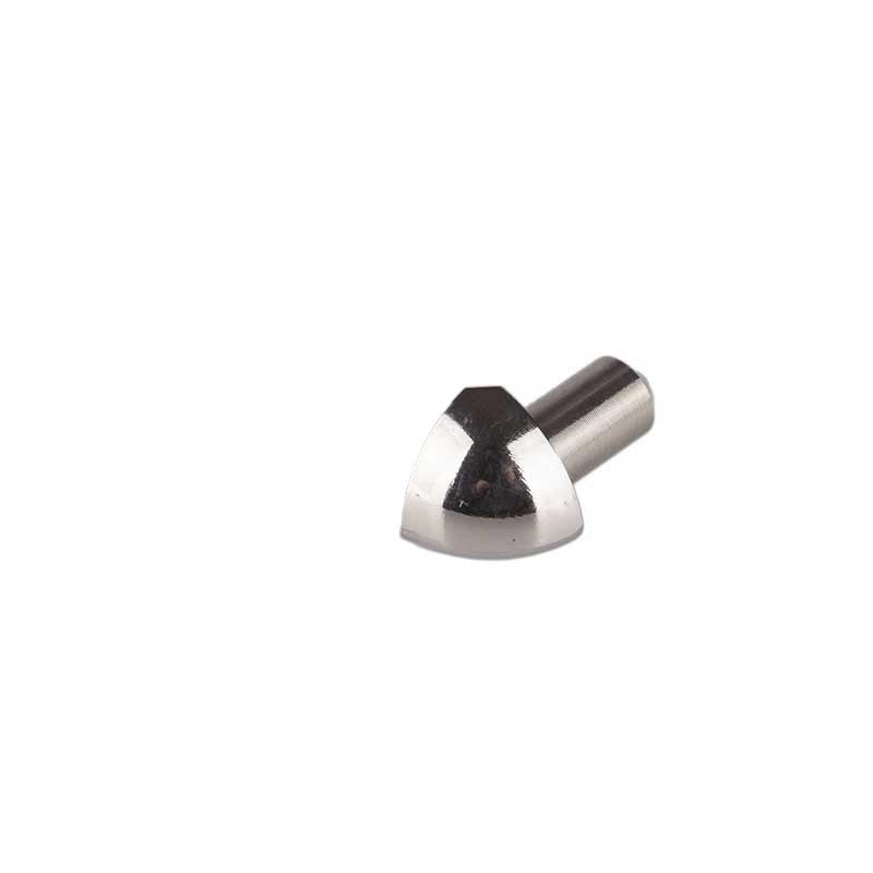 Capsula in acciaio tondo : Modello - 12,5 MM LUCIDO