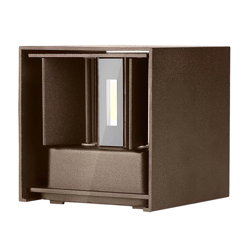 Applique da Parete LED Doppio COB 11W Grigio Dimmerabile 3000K IP65 – V-TAC – VT-759-12-C