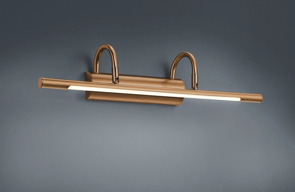 Applique Led Parete Moderna 8W Metallo Anticato Cuadro GD Trio