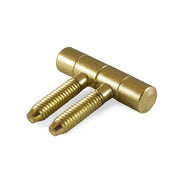 Cerniere per infissi "Anuba" in ferro ottonato Ã˜ 9 mm. 2 pz.